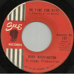 Baby Washington No Time For Pity Vinyl 7" USED