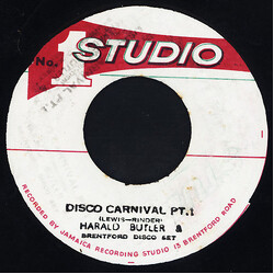Harold Butler / Brentford Disco Set Disco Carnival Pt.1 Vinyl 7" USED