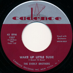 Everly Brothers Wake Up Little Susie / Maybe Tomorrow USED VINYL 7INCH 45 RPM SINGLE