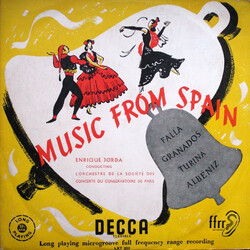 Enrique Jordá / Orchestre De La Société Des Concerts Du Conservatoire Music From Spain Vinyl LP USED