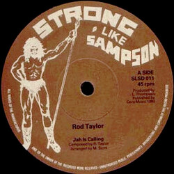 Rod Taylor / Strong Like Sampson Players Jah Is Calling USED VINYL 12INCH 45 RPM