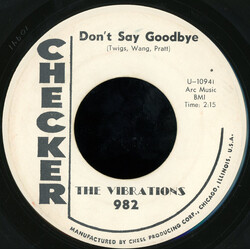 The Vibrations Don't Say Goodbye / Stranded In The Jungle USED VINYL 7INCH 45 RPM PROMO