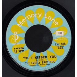 Everly Brothers 'Til I Kissed You / Oh, What A Feeling USED VINYL 7INCH 45 RPM REISSUE STYRENE