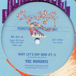 The Moments Baby Let's Rap Now VINYL 12" USED