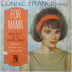 Connie Francis Sings For Mama Vinyl LP USED