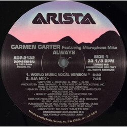 Carmen Carter / Microphone Mike Always VINYL 12" USED