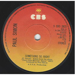 Paul Simon Something So Right Vinyl 7" USED