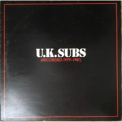 UK Subs Recorded 1979 - 1981 Vinyl LP USED