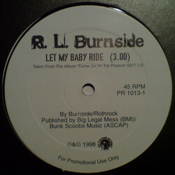 R.L. Burnside / T-Model Ford Let My Baby Ride / Pop Pop Pop Remix USED VINYL 12INCH PROMO