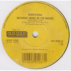 The Drifters Saturday Night At The Movies USED VINYL 7INCH SINGLE 45 RPM MONO