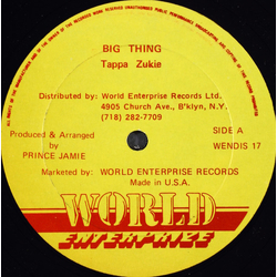 Tapper Zukie Big Thing Vinyl 12" USED