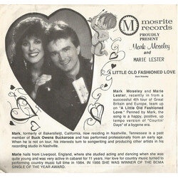 Mark Moseley / Marie Lester A Little Old Fashioned Love USED VINYL 7INCH 45 RPM SINGLE