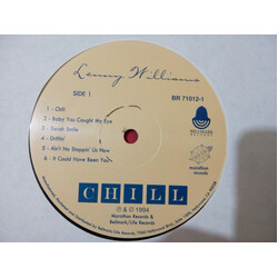 Lenny Williams Chill Vinyl LP USED
