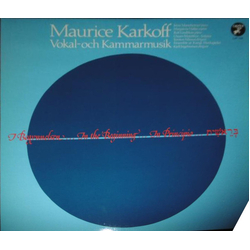 Maurice Karkoff Vokal- Och Kammarmusik Vinyl LP USED