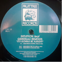 Intuition (3) It's Gonna Be Alright (Aquarius Remixes) USED VINYL 12INCH 33 S RPM