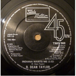 Edwin Starr / R. Dean Taylor War / Indiana Wants Me USED VINYL 7INCH 45 RPM SINGLE