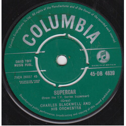 Charles Blackwell Orchestra Supercar USED VINYL 7INCH 45 RPM SINGLE
