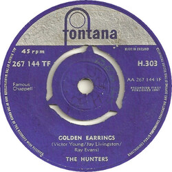 The Hunters Golden Earrings / Tally Ho USED VINYL 7INCH 45 RPM SINGLE