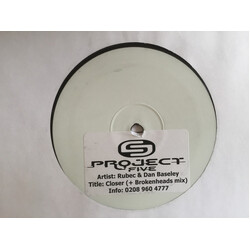 Rubec / Dan Baseley Closer USED VINYL 12INCH WHITE LABEL