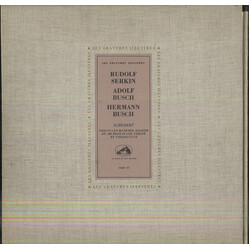 Franz Schubert / Rudolf Serkin / Adolf Busch / Hermann Busch Trio N°2 En Mi Bémol Majeur Op. 100 Pour Piano, Violon Et Violoncelle Vinyl LP USED