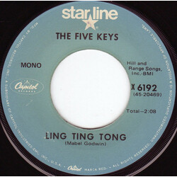 The Five Keys Ling, Ting, Tong USED VINYL 7INCH SINGLE REISSUE