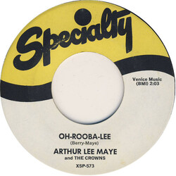 Arthur Lee Maye & The Crowns Oh-Rooba-Lee USED VINYL 7INCH 45 RPM REISSUE