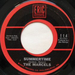 The Marcels Summertime / Heartaches USED VINYL 7INCH 45 RPM SINGLE REISSUE