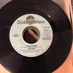 Jim Hurt I Love Women USED VINYL 7INCH 45 RPM PROMO