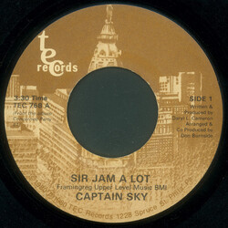 Captain Sky Sir Jam A Lot / Elementry School Of Funk USED VINYL 7INCH 45 RPM SINGLE STYRENE
