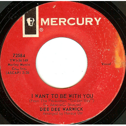 Dee Dee Warwick I Want To Be With You / Lover's Chant Vinyl 7" USED