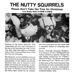 The Nutty Squirrels Please Don't Take Our Tree For Christmas / Nutty Noel USED VINYL 7INCH 45 RPM SINGLE PROMO