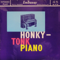 Bobby Brent Honky-Tonk Piano Vinyl 7" USED
