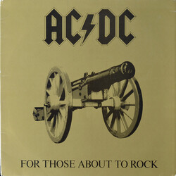 AC/DC For Those About To Rock (We Salute You) Vinyl LP USED
