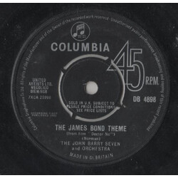 John Barry & His Orchestra The James Bond Theme VINYL 7" USED