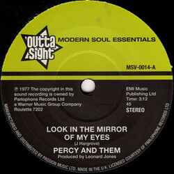 Percy & Them Look In The Mirror Of My Eyes / Trying To Find A New Love USED VINYL 7INCH 45 RPM SINGLE
