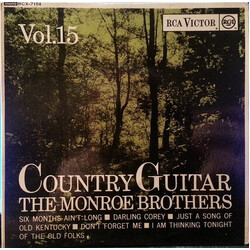 Monroe Brothers Country Guitar Vol. 15 USED VINYL 7INCH 45 RPM EP