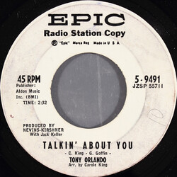 Tony Orlando Talkin' About You USED VINYL 7INCH 45 RPM PROMO