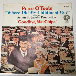 Peter O'Toole (2) Where Did My Childhood Go? USED VINYL 7INCH 45 RPM PROMO