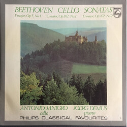 Ludwig van Beethoven / Antonio Janigro / Jörg Demus Beethoven Cello Sonatas Vol. 2 Vinyl LP USED