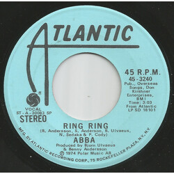 ABBA Ring Ring USED VINYL 7INCH 45 RPM SINGLE PROMO STEREO MONO