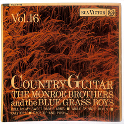 Monroe Brothers Country Guitar Vol. 16 Vinyl 7" USED
