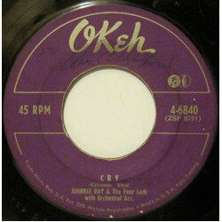 Johnnie Ray / The Four Lads Cry / The Little White Cloud That Cried Vinyl USED