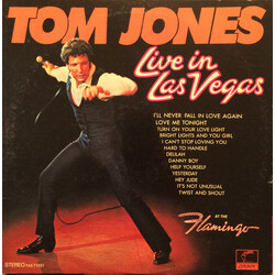 Tom Jones Live In Las Vegas Vinyl LP USED