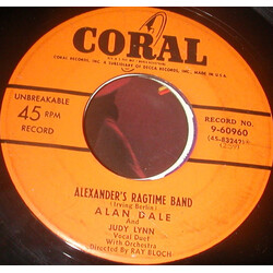 Alan Dale Alexander's Ragtime Band USED VINYL 7INCH 45 RPM