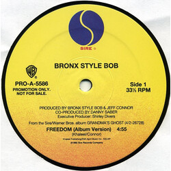 Bronx Style Bob Freedom / Ode II Junior USED VINYL 12INCH 33 S RPM PROMO