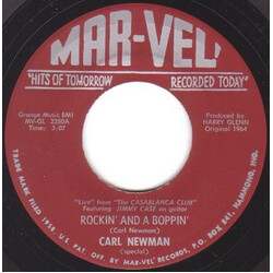 Carl Newman (2) Rockin' And A Boppin' / Twist On Guitar USED VINYL 7INCH 45 RPM SINGLE