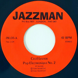 Cecil Leuter / Andy Loore Pop Electronique No. 2 / Mixed Drums USED VINYL 7INCH 45 RPM STEREO
