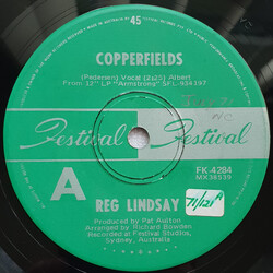 Reg Lindsay Copperfields USED VINYL 7INCH 45 RPM SINGLE