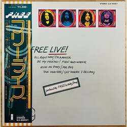 Free Free Live Vinyl LP USED