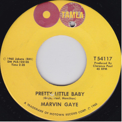 Marvin Gaye Pretty Little Baby / Now That You've Won Me Vinyl 7" USED